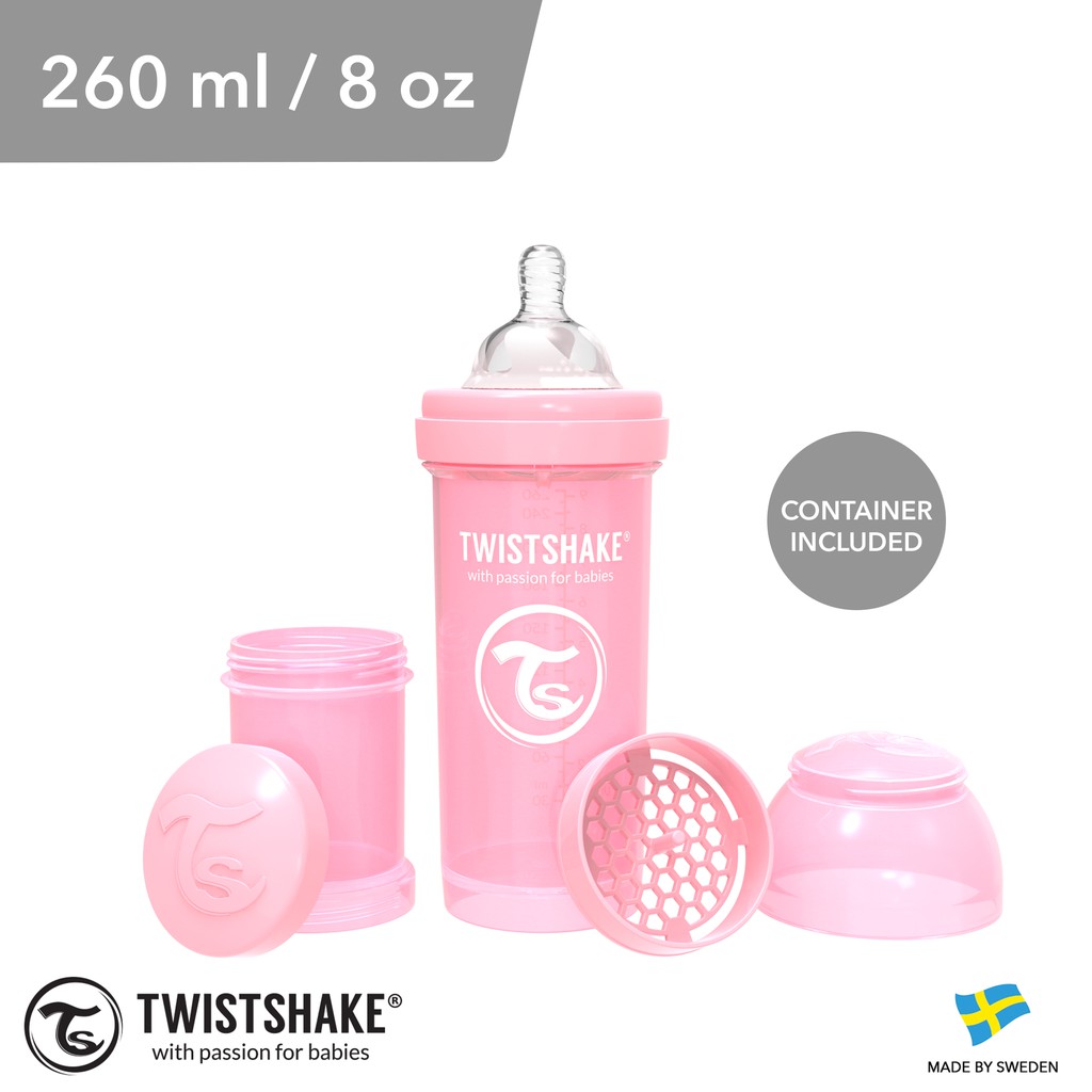 twist shake baby bottle