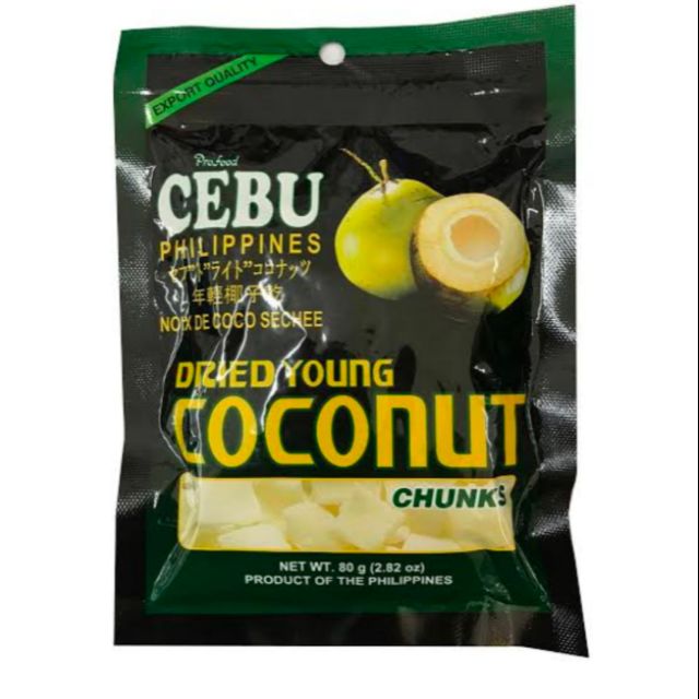 Dried Young Coconut Chunks 80g Shopee Philippines