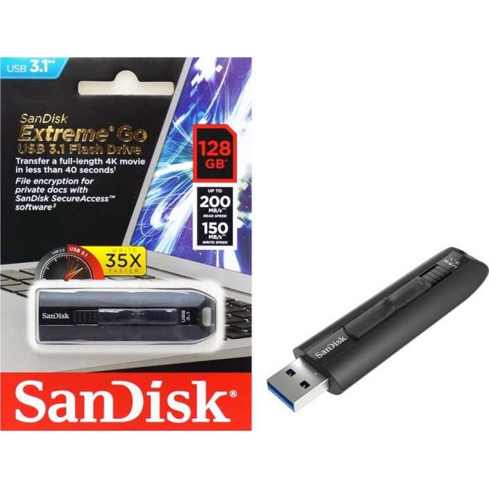 Usb flash sandisk extreme go 128 гб обзор