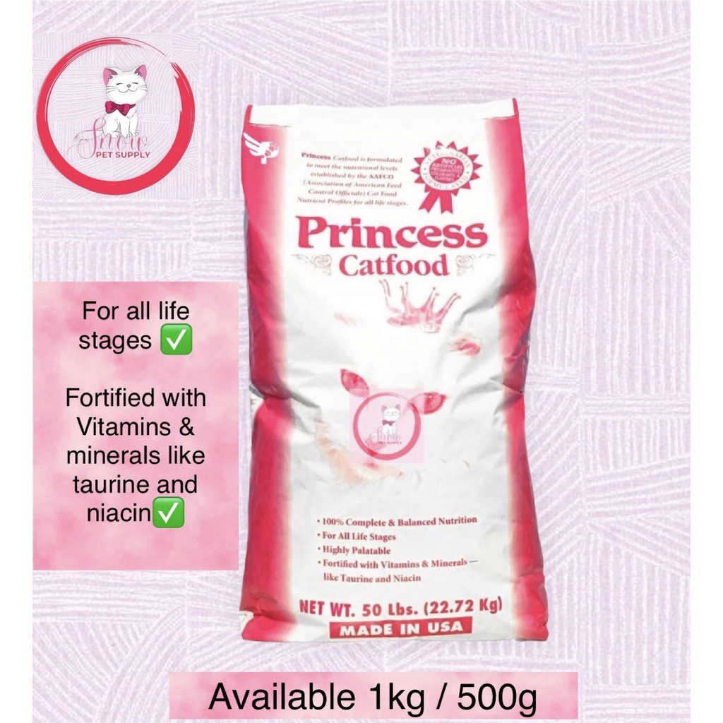 Princess Cat Food (1kg and 1/2kg) Shopee Philippines