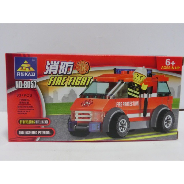 mini lego fire truck