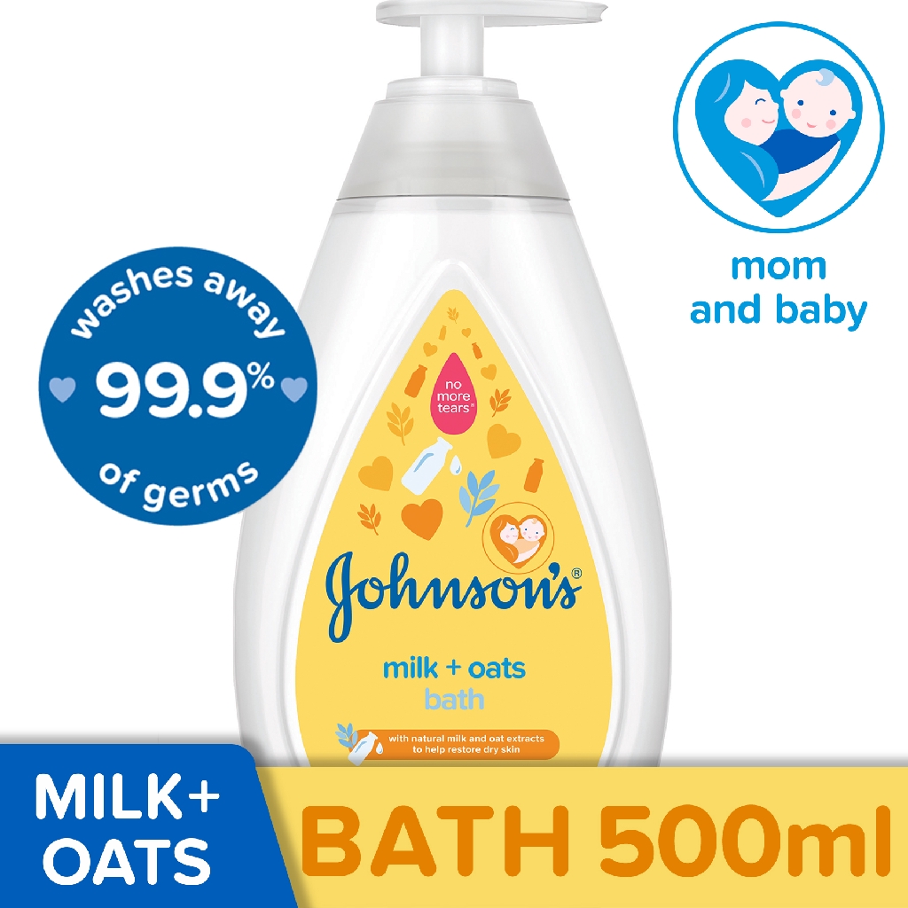 Johnson's Milk+Oats Bath 500ml Shopee Philippines