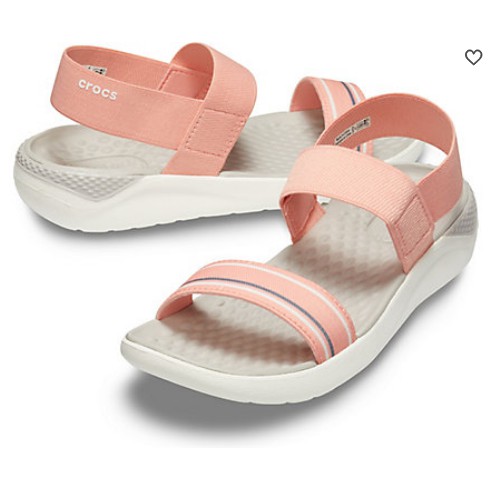 crocs women's literide graphic sandal