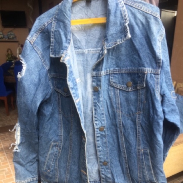 denim jacket shopee