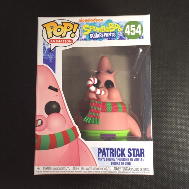 Spongebob Squarepants Patrick Star Christmas Funko Pop Shopee