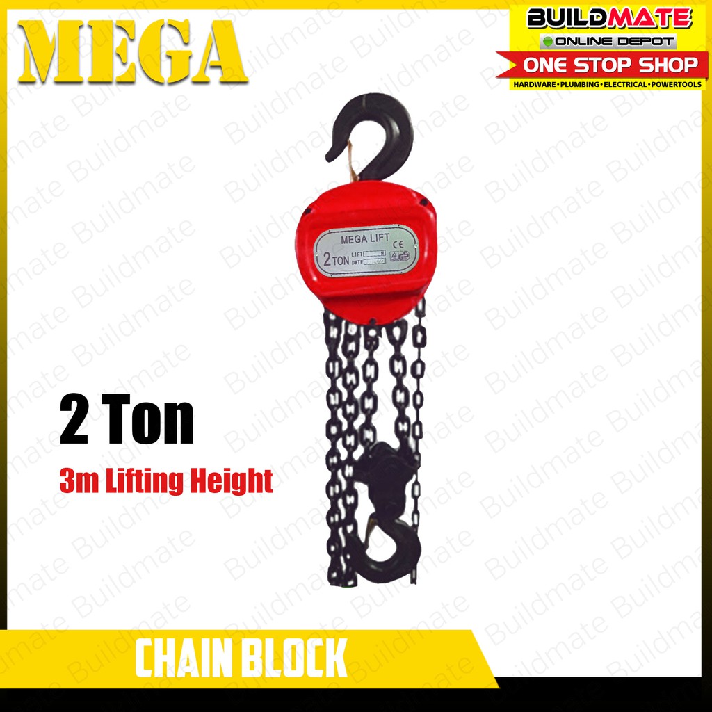 MEGA Chain Block 2 TONS Heavy Duty •BUILDMATE• Shopee Philippines