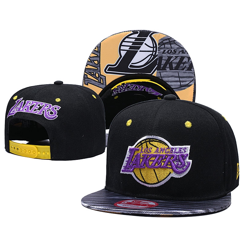 lakers visor hat