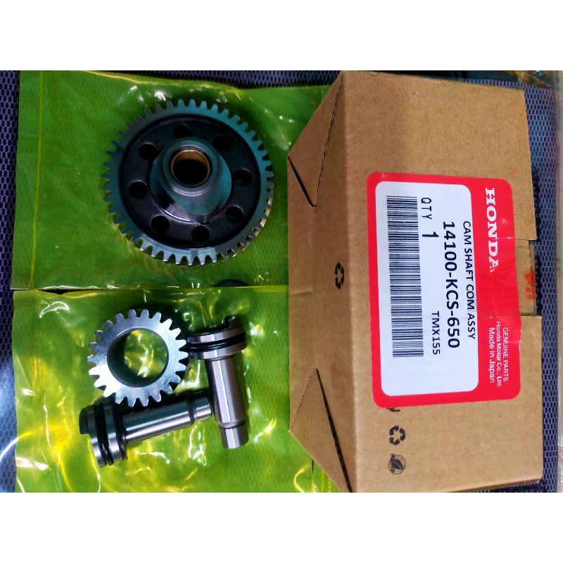 CAM SHAFT ASSY TMX155 W/LONG & SHORT CAM GEAR SHAFT HONDA Shopee