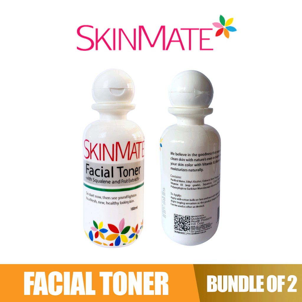 SKINMATE Facial Toner 100ml Bundle of 2 Shopee Philippines