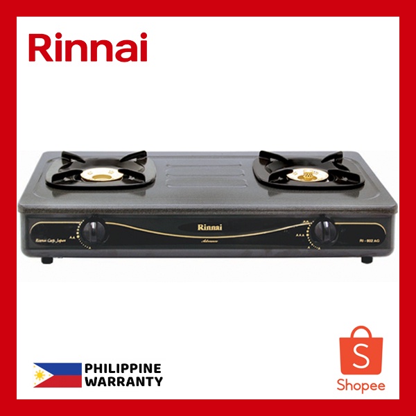 Shop rinnai gas stove double burner for Sale on Shopee Philippines