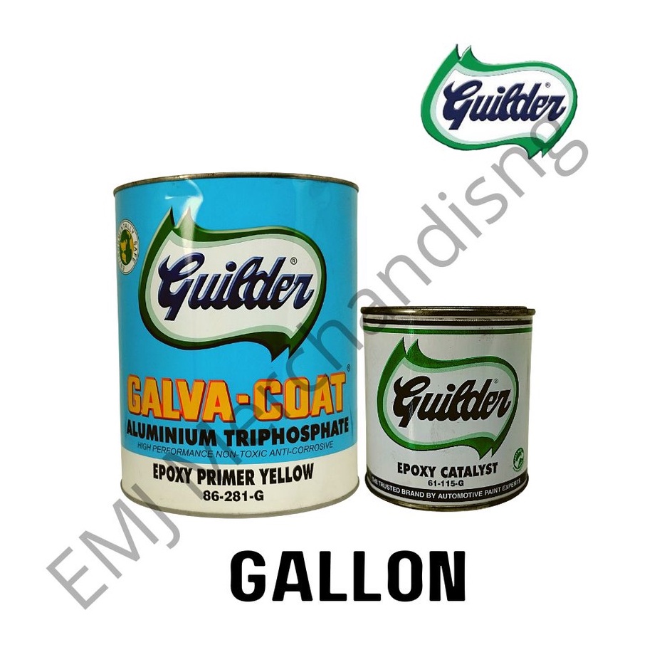 Guilder GalvaCoat Zinc Chromate Epoxy Primer Yellow in Gallon Shopee