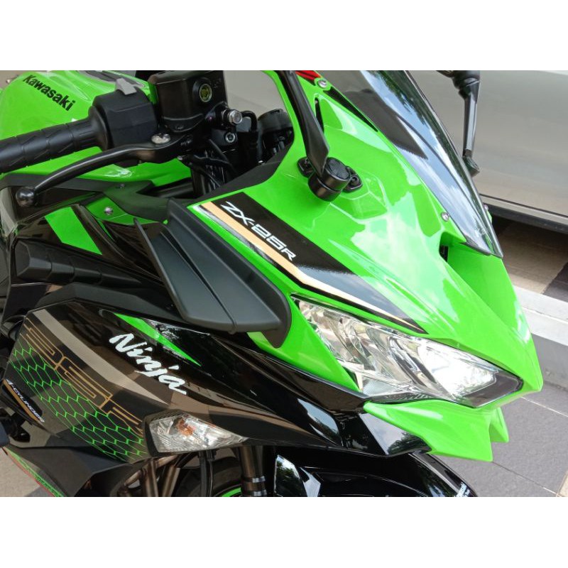 Zx25r カーボンサイドウイングレット - カウル、フェンダー、外装