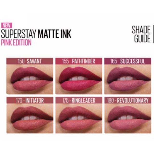maybelline matte ink pink edition