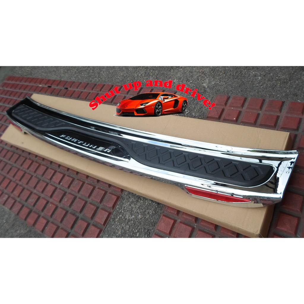 Rear Bumper Guard for Toyota Fortuner 20162019 Version 2 Shopee