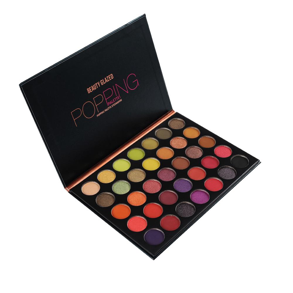 BEAUTY GLAZED Eyeshadow Palette 35 Warna Matte Waterproof ...