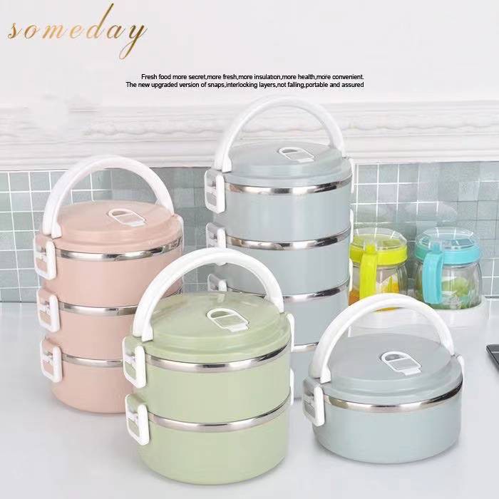 3 Layers Stainless Steel Lunch Box High Quality Thermo Bento Box ...