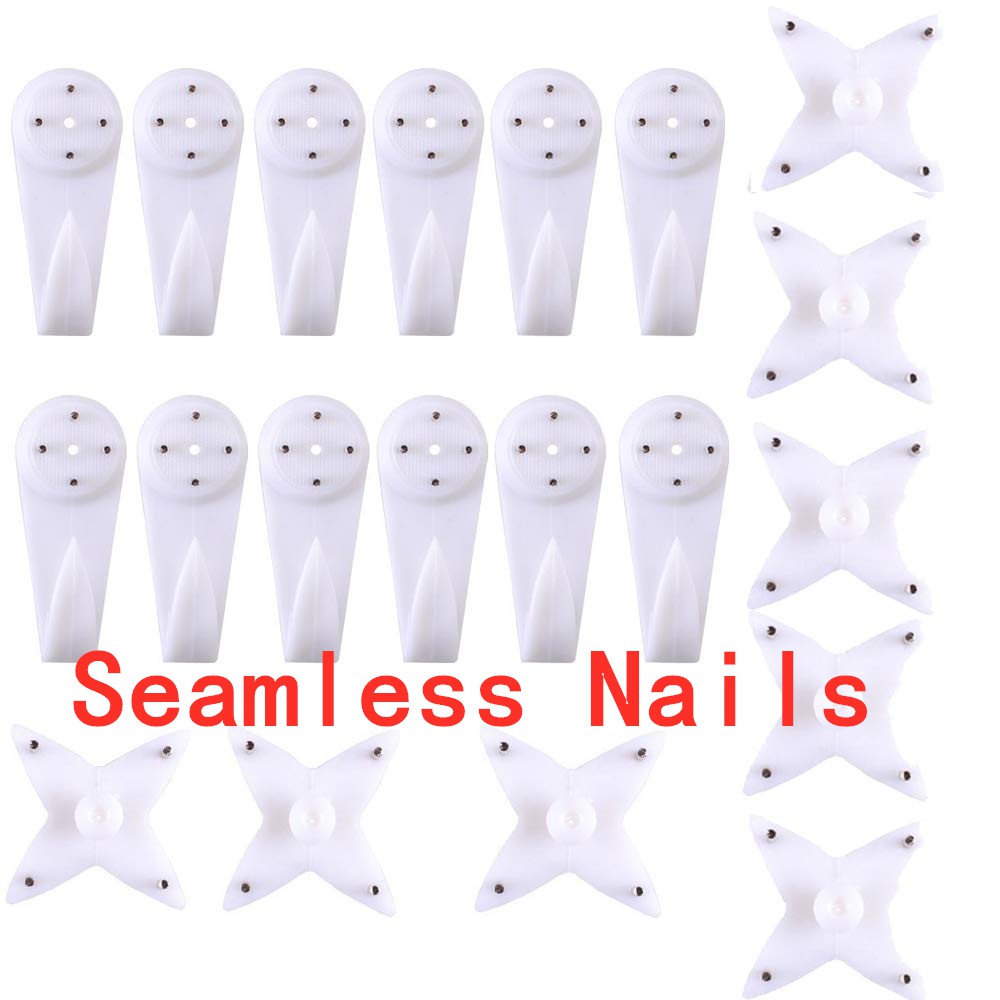10/30/50pcs Seamless Nails Concrete Wall Hangers Non-Trace Wall Picture  Hook Plastic Invisible Traceless Hanging Hooks for Wedding Picture Photo  Frame Hangers | Shopee Philippines