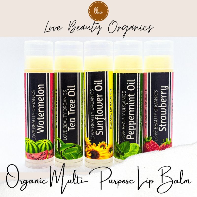 ORGANIC MULTIPURPOSE LIP BALM BY LOVE BEAUTY ORGANICS Shopee Philippines