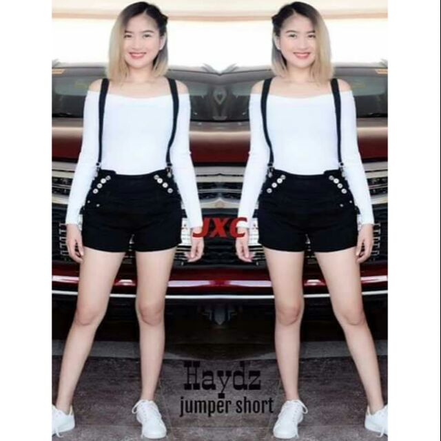 jumper shorts black