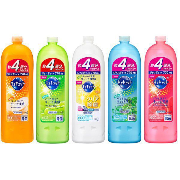 Dishwashing Liquid Kao Antibacterial 770ml Japanese Domestic Product