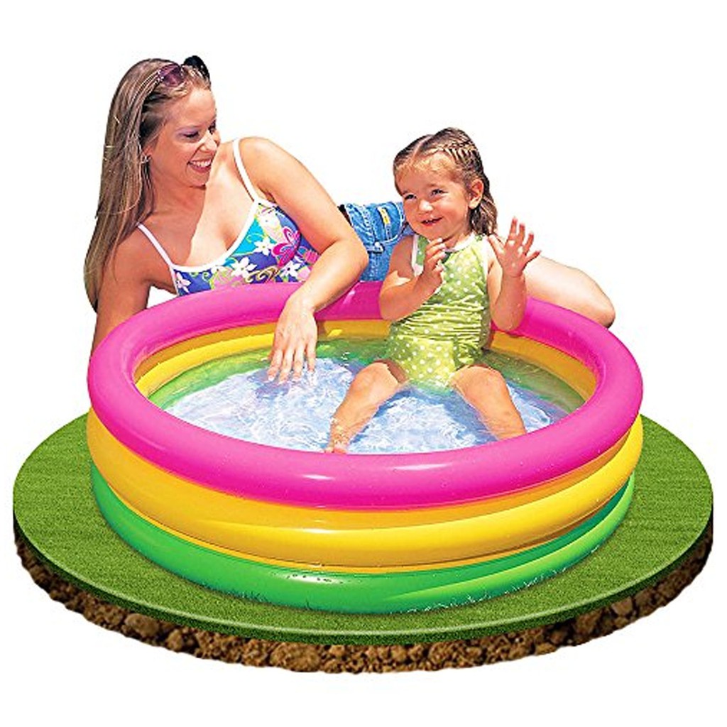 intex round inflatable pool