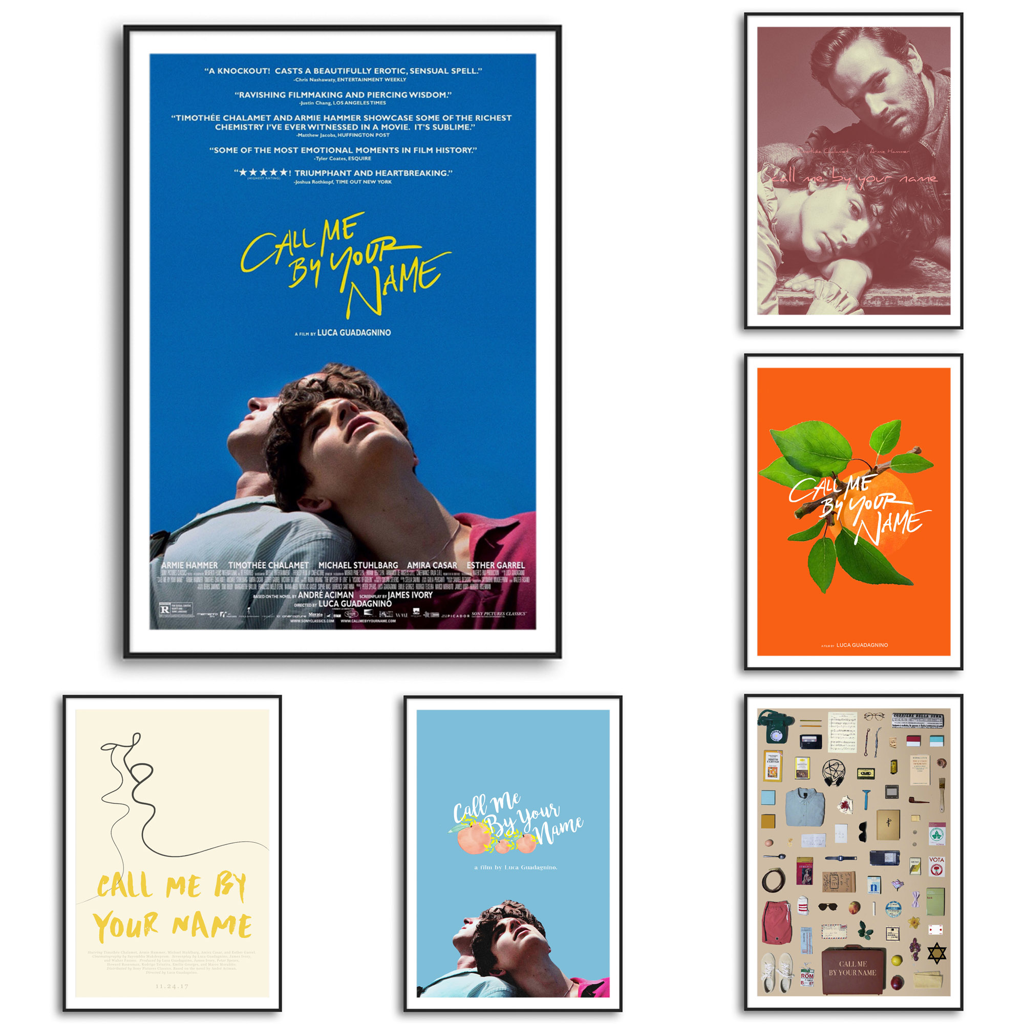 Call Me By Your Name Movie Poster Hd Canvas Print Wall Art Poster Home Decor Wall Decor Decoration Gift No Frame Shopee Philippines