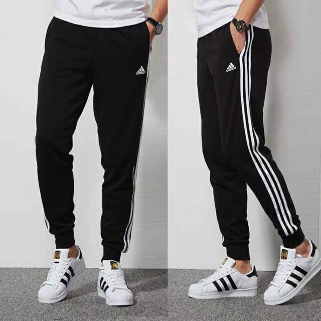 adidas joggers outfit men