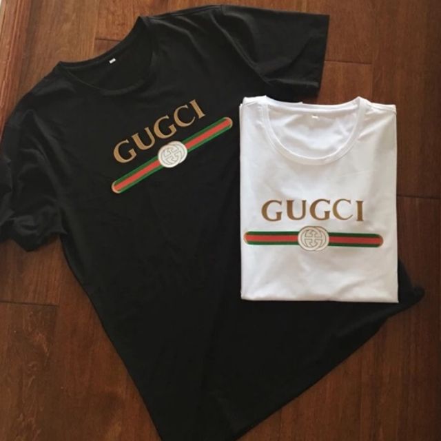 Gucci Round Neck T Shirt Unisex | Shopee Philippines