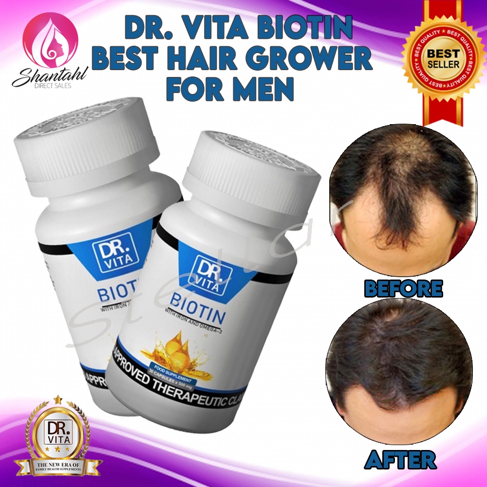 DR. VITA BIOTIN /HAIR GROWER/WITH VITAMIN B6&B12/PROMOTE HAIR GROWTH