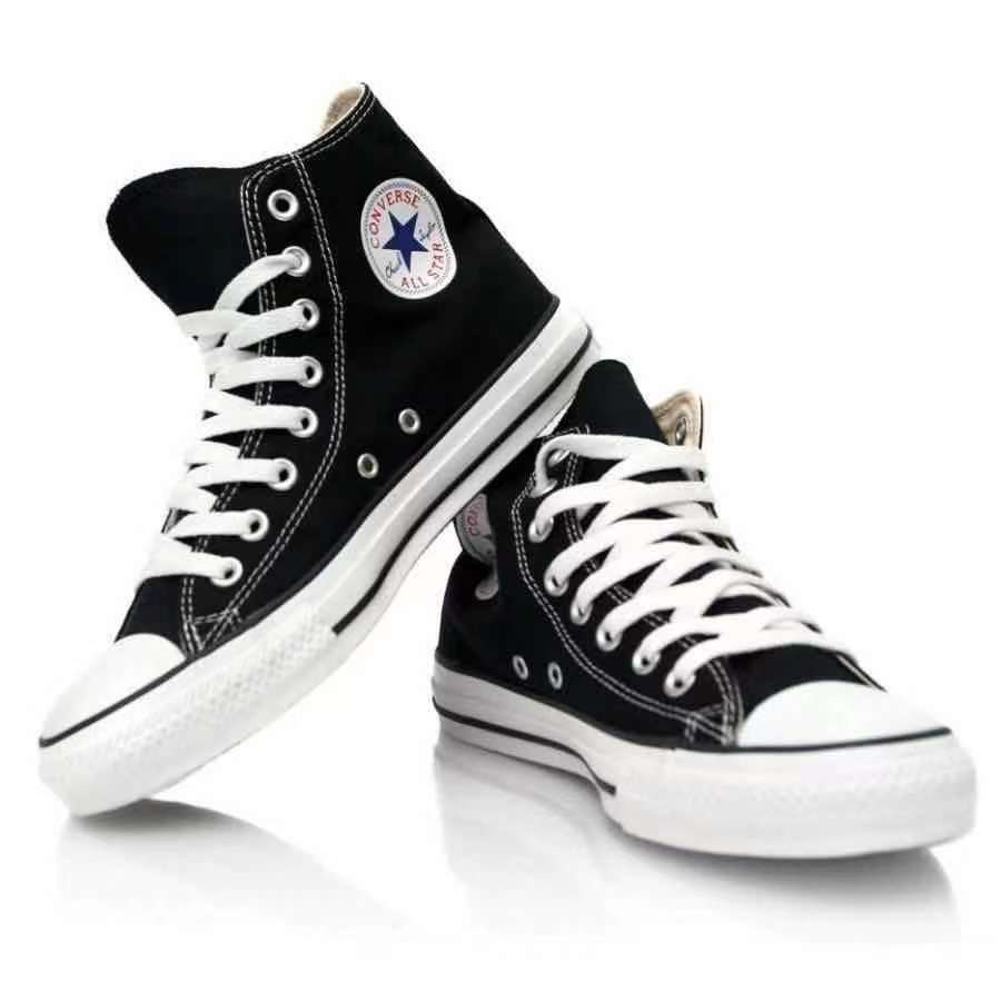 Converse All star High Cut Canvas Shoes for Women and Men Classic Sneakers  WHITE BLACK on sale COD | Shopee Philippines