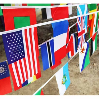 1 set Different Countries Flag & wk international World Banner 25M #2