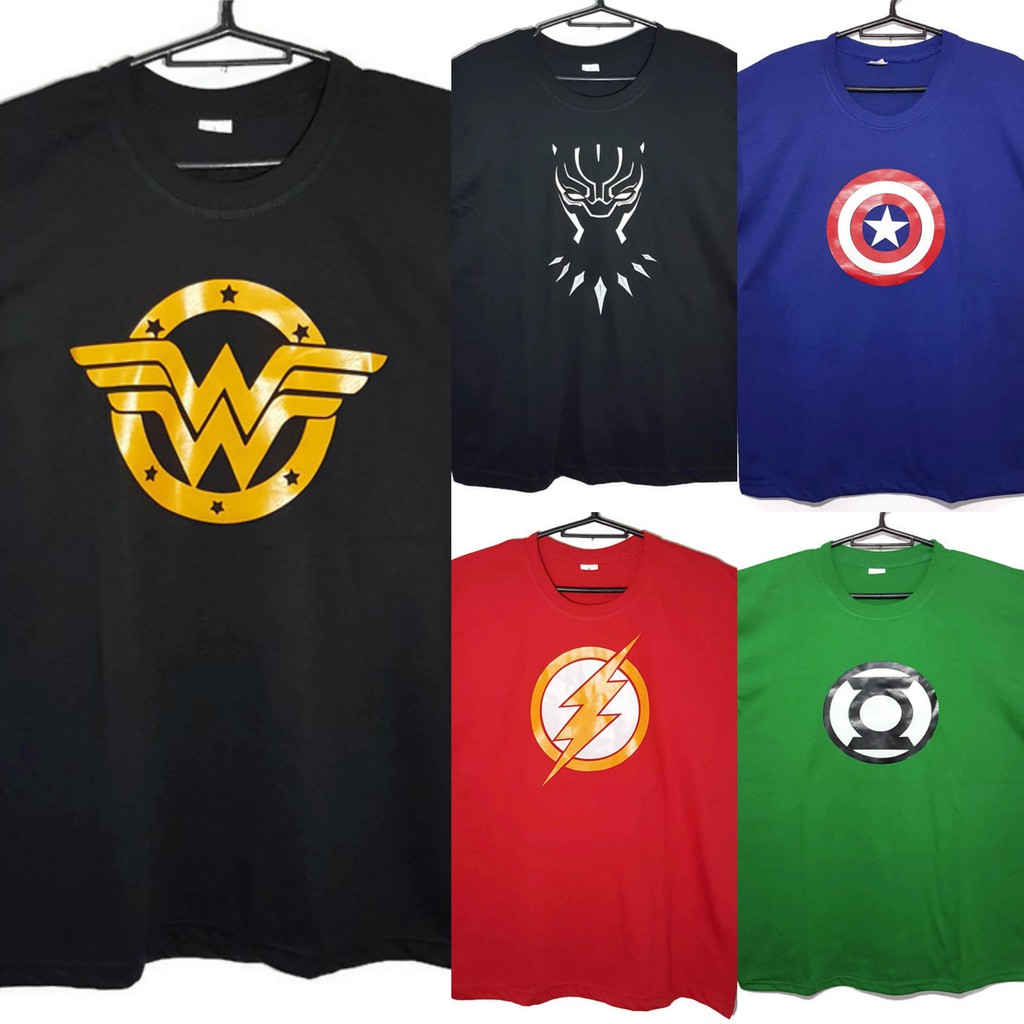 superhero logo shirts