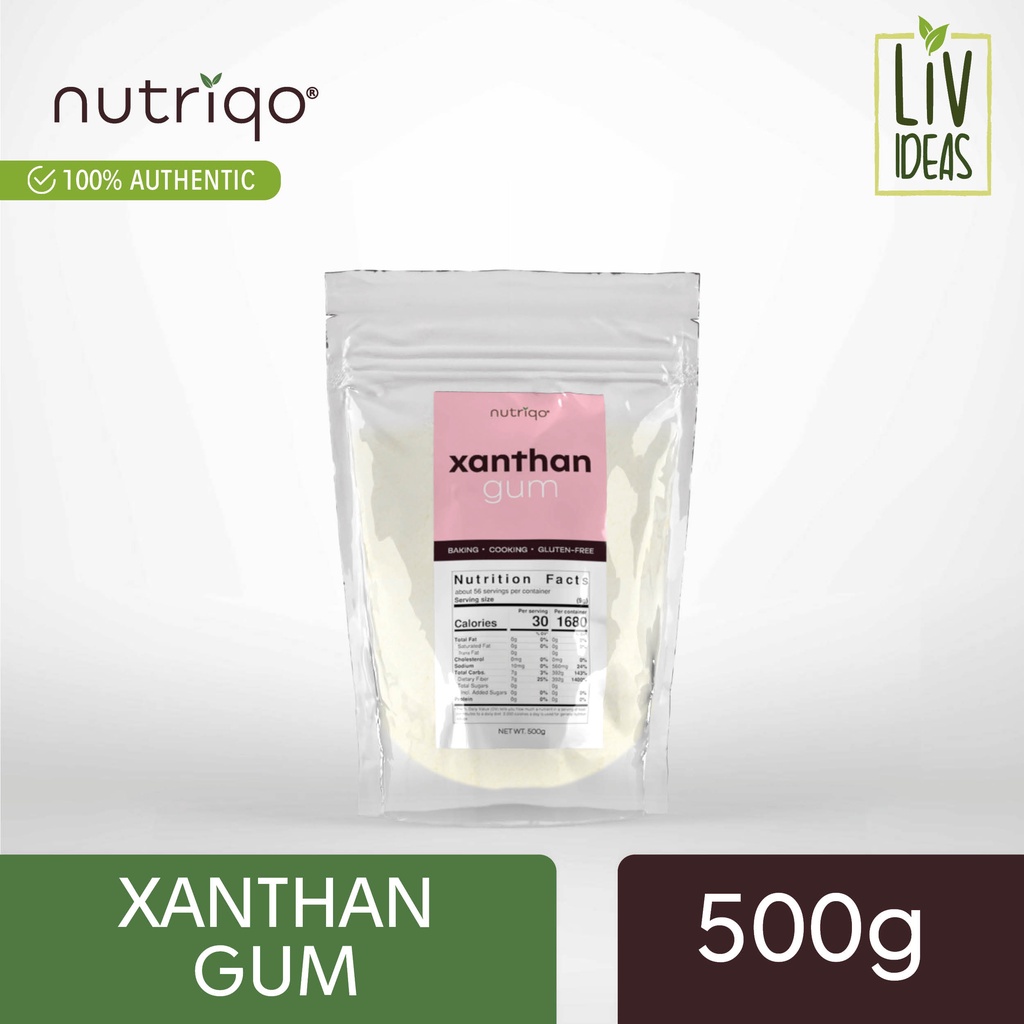 Nutriqo Xanthan Gum 500g (Keto Diet Friendly, GlutenFree) Shopee
