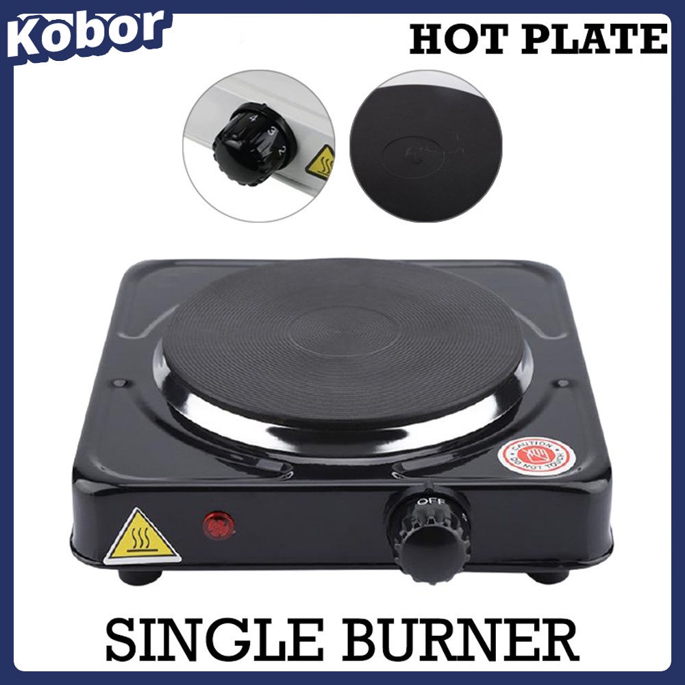 Kobor Electric Furnace Hot Plate 500W Cooktop Electric Burner Portable Hot Plate Travel Cook