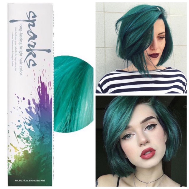 Sparks Totally Teal Hair Color Shopee Philippines