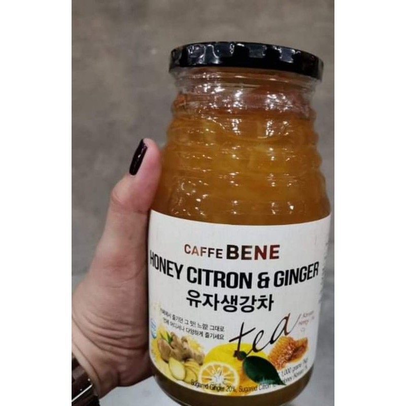 Korean Honey Citron Tea With Ginger 1kg By Caffe Bene Shopee Philippines