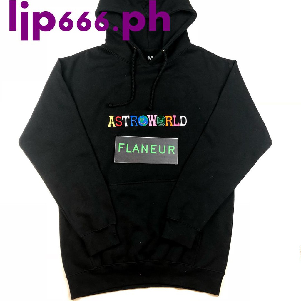 astroworld embroidered logo hoodie