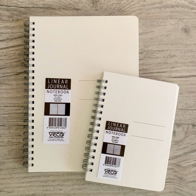 Veco Linear (Grid) Journal Notebook Shopee Philippines
