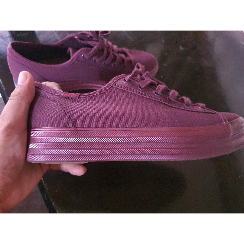 maroon keds