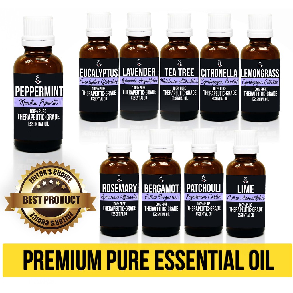 ️ Premium 100% Pure Essential Oil Therapeutic Grade Page 01 | Shopee ...