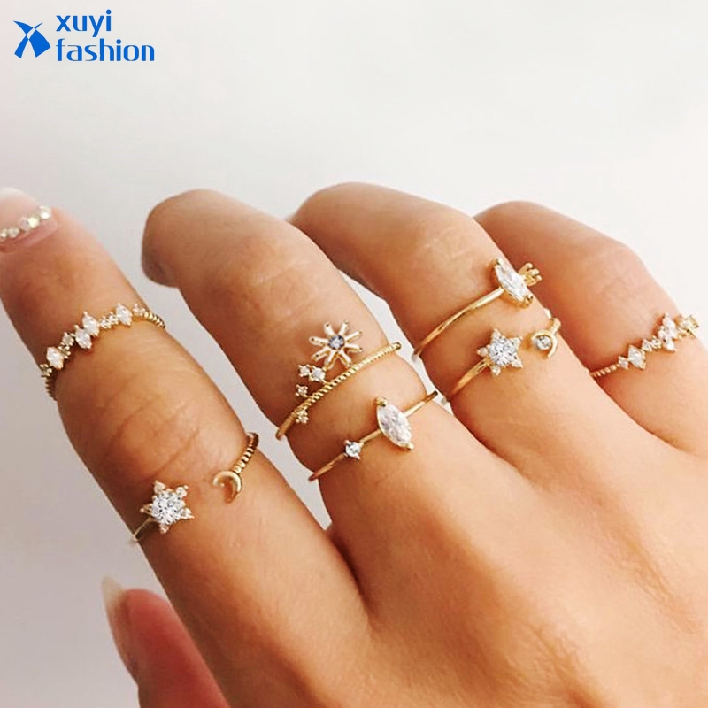 gold finger rings for womens