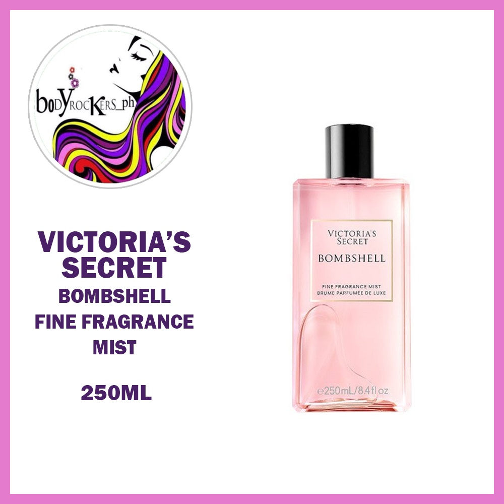 Victorias Secret Bombshell Fine Fragrance Mist Brume Parfumee De Luxe 250ml Shopee Philippines 