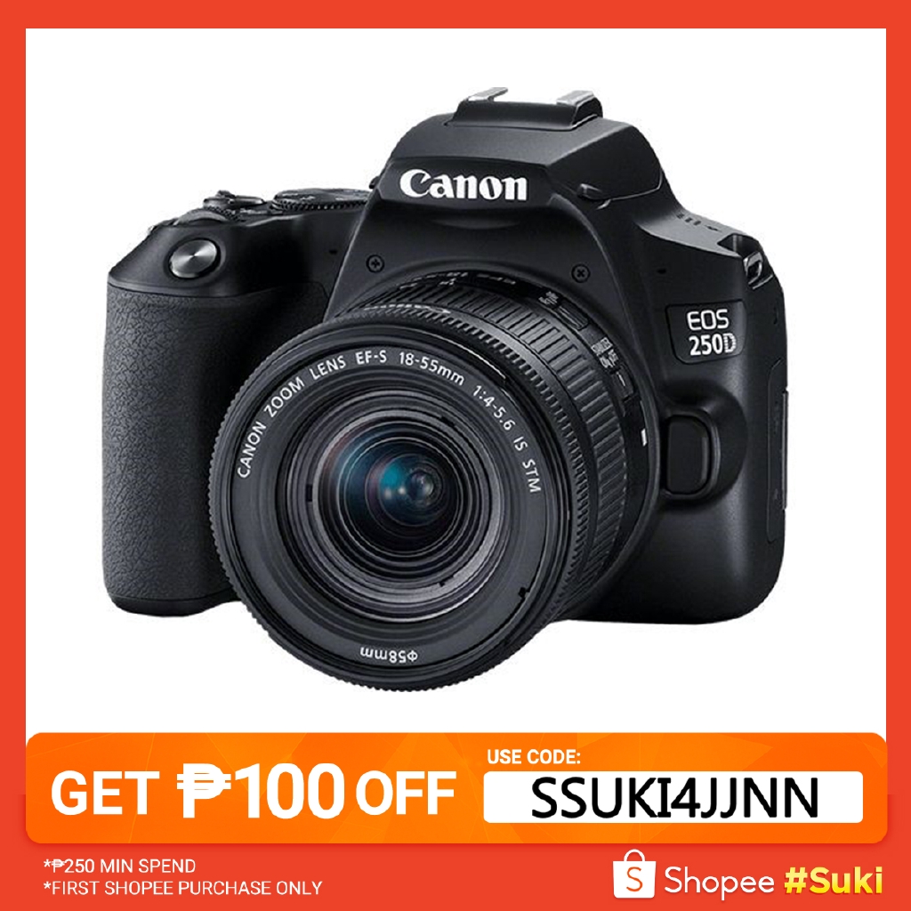 Canon EOS 250D / SL3 / Kiss X10 / 200D II 4K DSLR Camera with EF-S 18