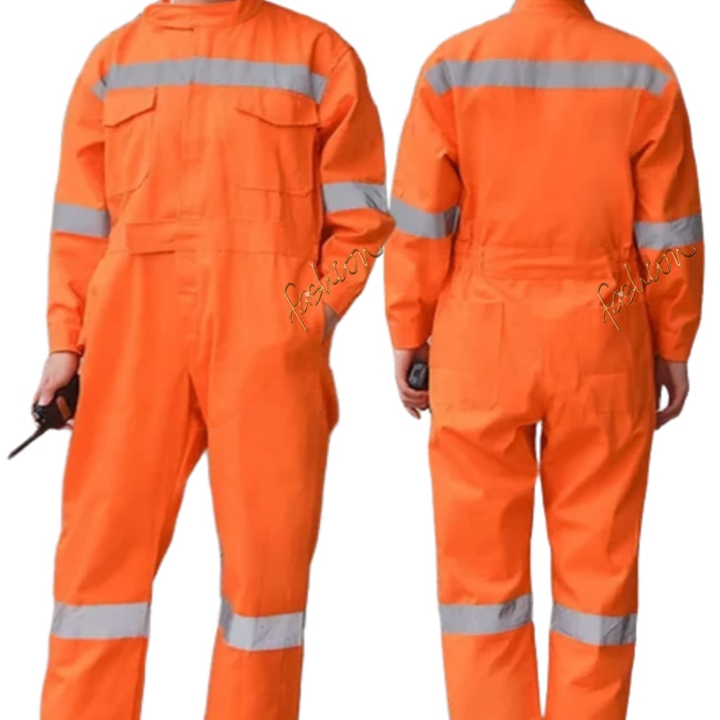 PPE Coverall W/ Reflector Mechanic Seaman Jumpsuits construction ...