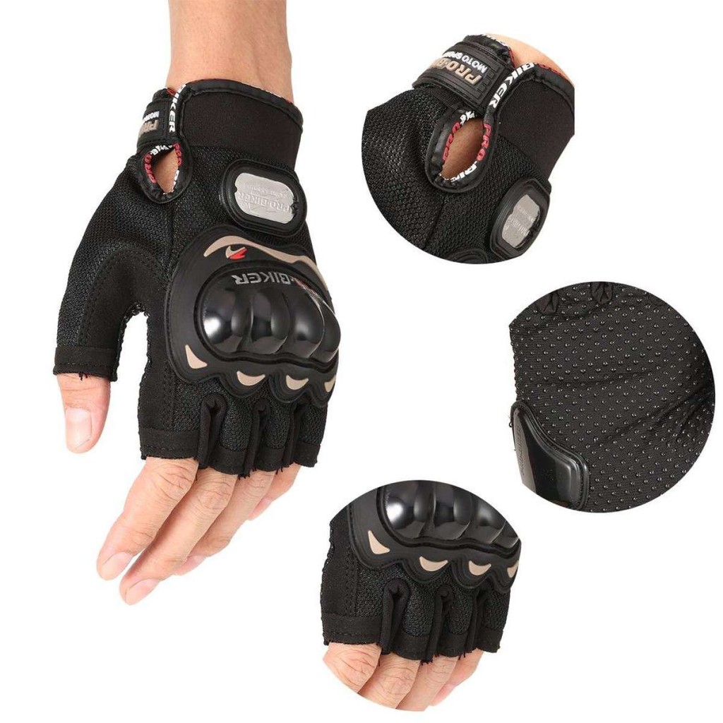 bike gloves half finger