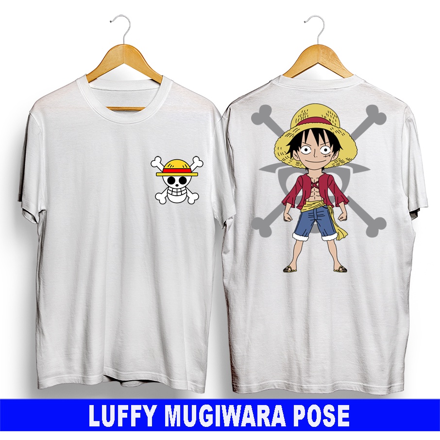 Onepiece Luffy Mugiwara Pose Wano Ancient Wano Distro T-shirt | Shopee ...