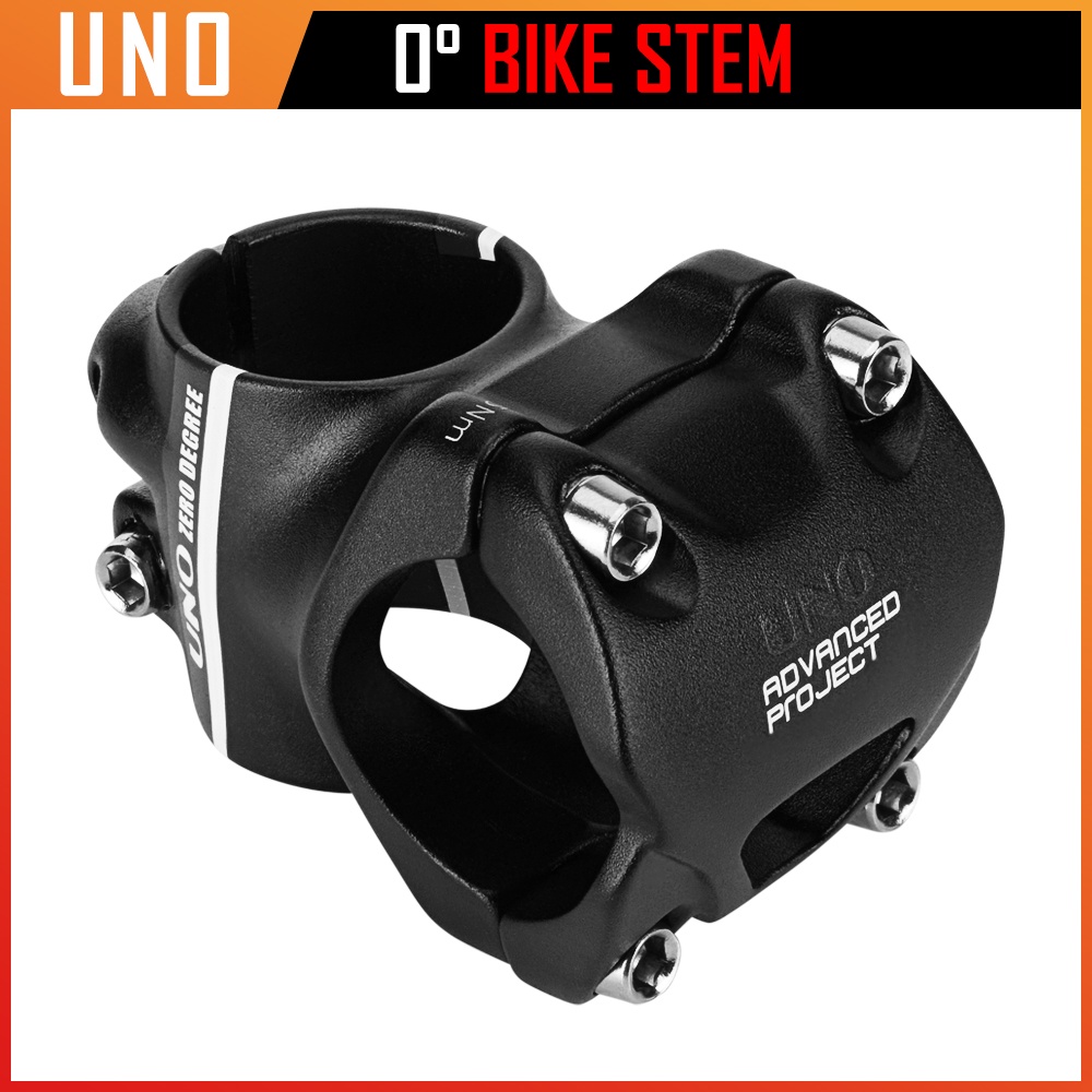 UNO Mtb Bike Stem 0 Degree Road Bike Handlebar Stem 35/45mm Bicycle