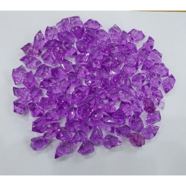 Decorative Acrylic Ice Rocks Gems Crystal For Vase Shopee