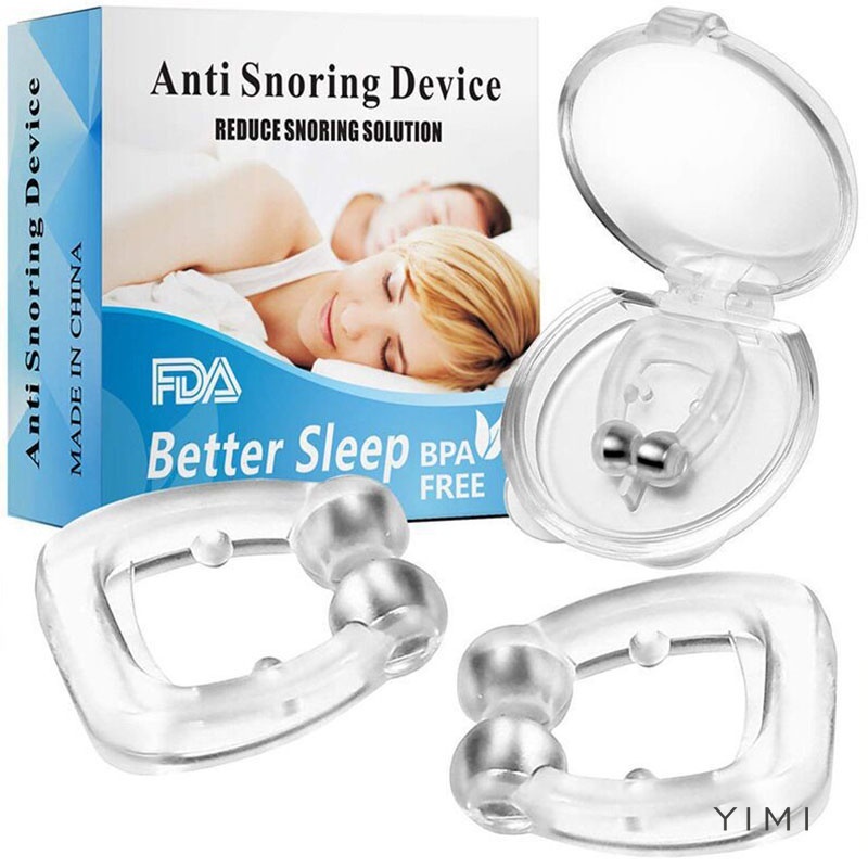 AntiSnoring Nose Clip Treat Snoring Relieve Nasal Congestion Sleep