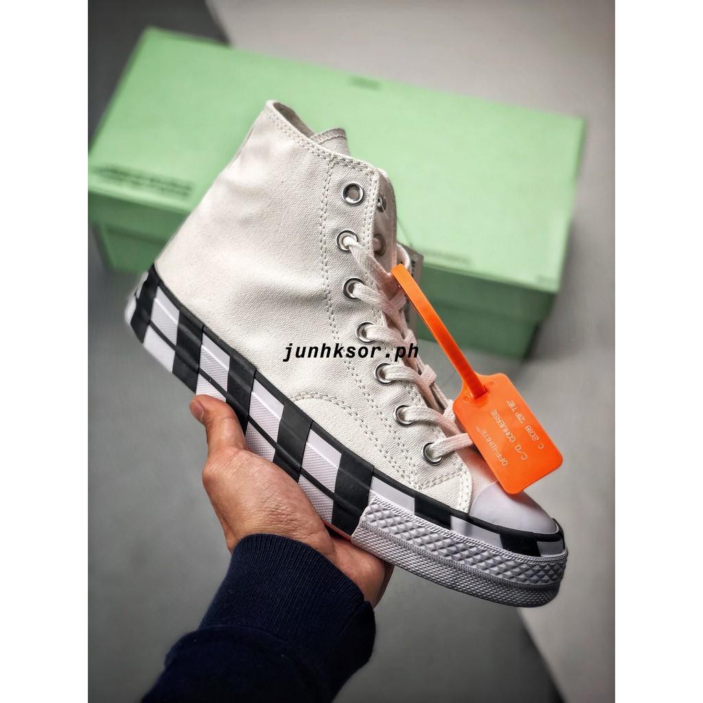 converse x off white shoes